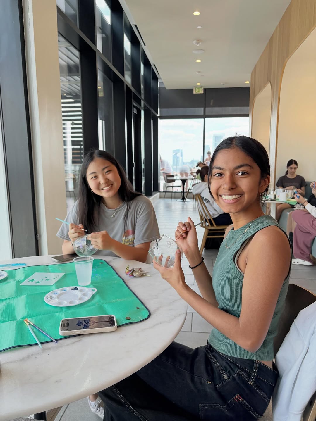 Nothing better than making new friends over paint & mugs at Rise \ud83c\udfa8\u2615\ufe0f\u2728\u2028good vibes, cute mugs, and even better company \ud83d\udcab\u2028sign your lease here at Rise for Fall 2026\ud83e\udef6\n\n