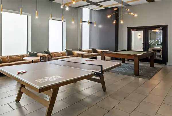 Play ping pong or pool together
